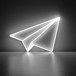 Paper Plane Neon