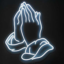 Load image into Gallery viewer, Praying Hands Neon
