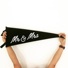Load image into Gallery viewer, Mr &amp; Mrs • Wedding Pennant
