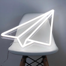 Load image into Gallery viewer, Yeah Neon Paper Plane Neon Light Sign
